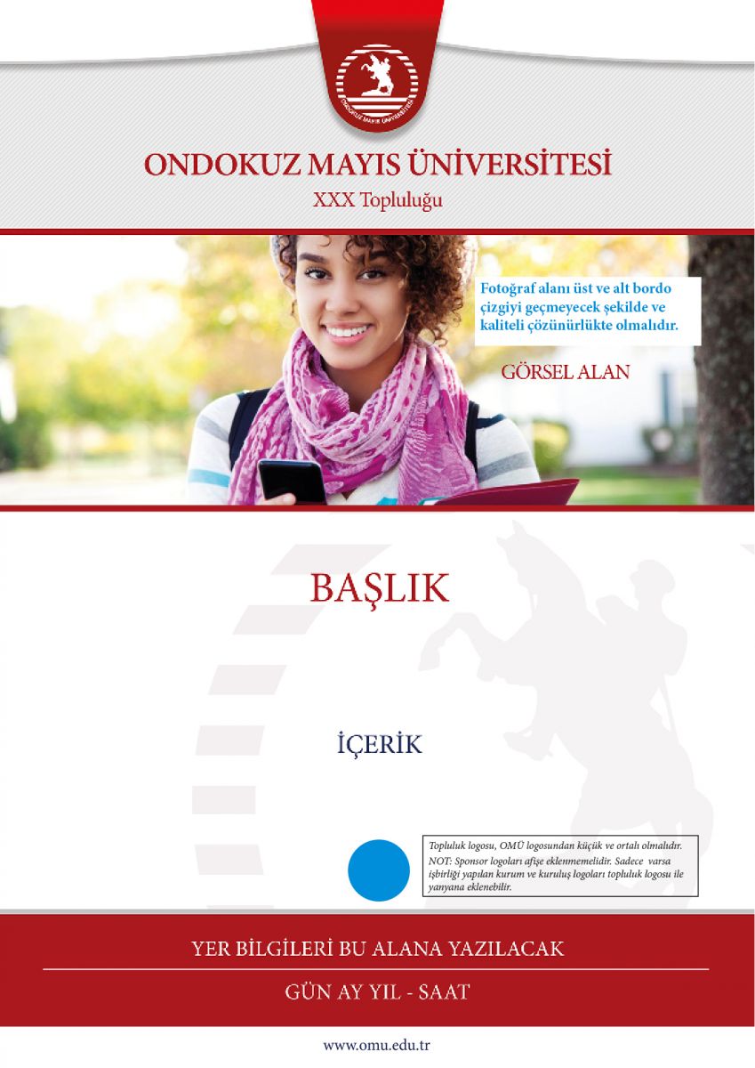 Afis Ve Ilan Sablonlari Omu Ondokuz Mayis Universitesi