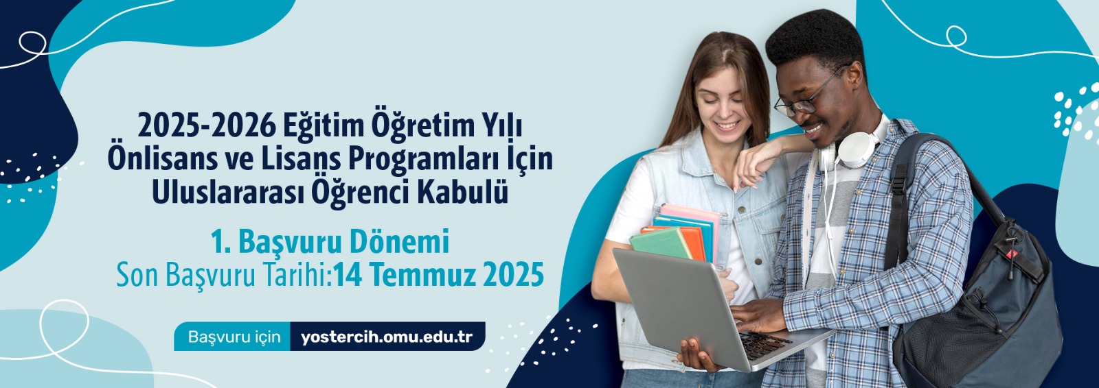 2025-2026 Eğitim-Öğretim Yılı Önlisans ve Lisans Programları Uluslararası Öğrenci Kabulü Başvuruları Devam Ediyor