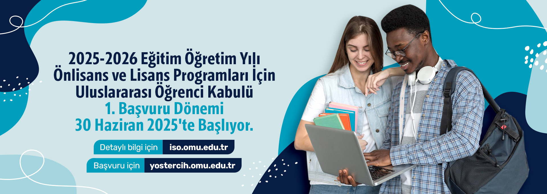 2025-2026 Eğitim Öğretim Yılı Ön lisans ve Lisans Programları İçin Uluslararası Öğrenci Kabulü