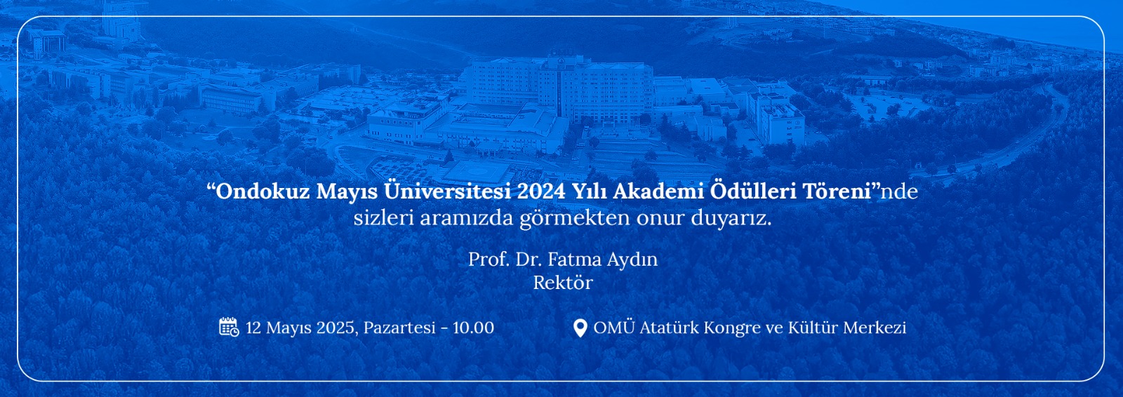 DAVET-OMÜ 2024 Yılı Akademi Ödül Töreni-20 Mayıs SALI