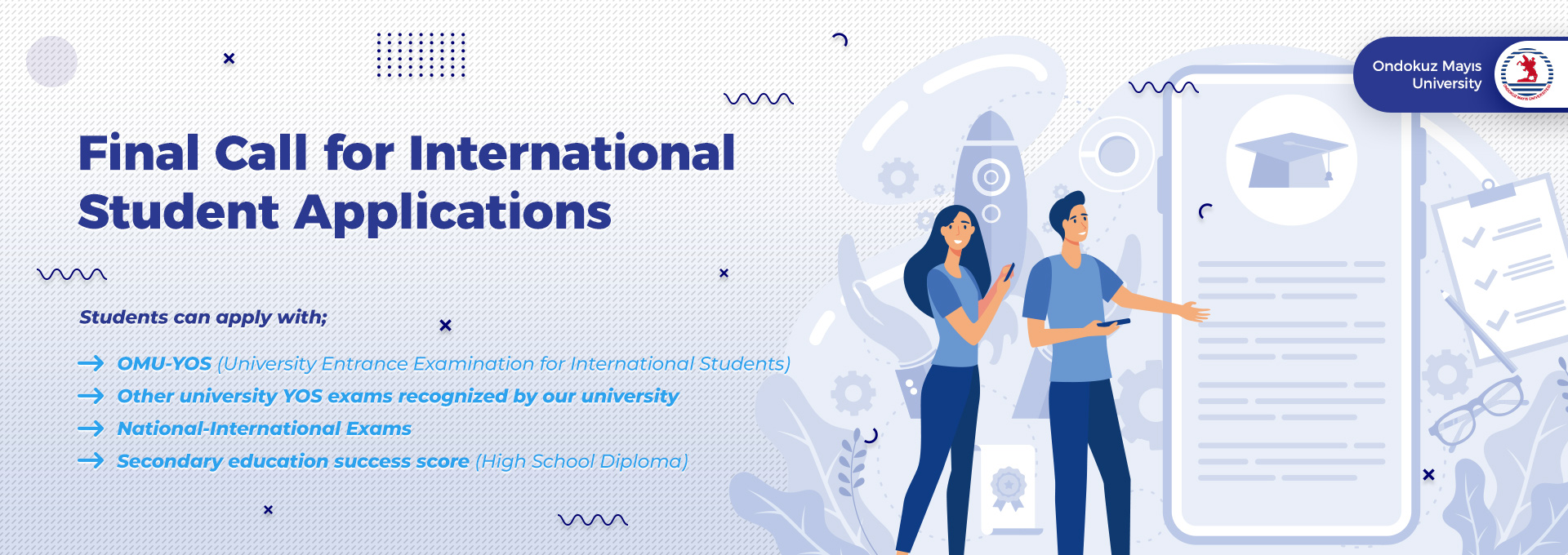 Final Call for International Student Applications 