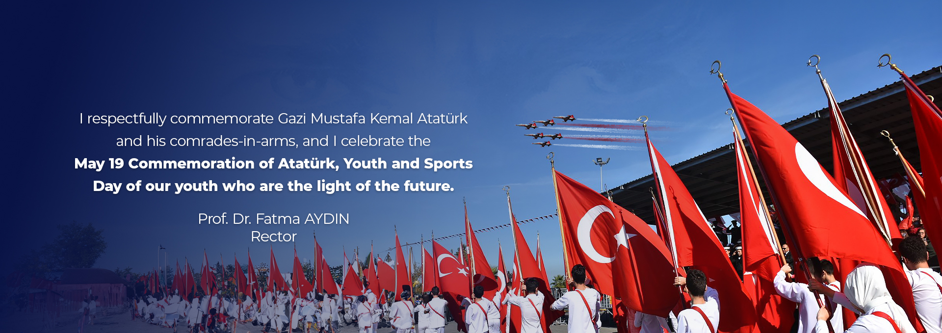 Honoring May 19: A Message from the Rector of Ondokuz Mayıs University