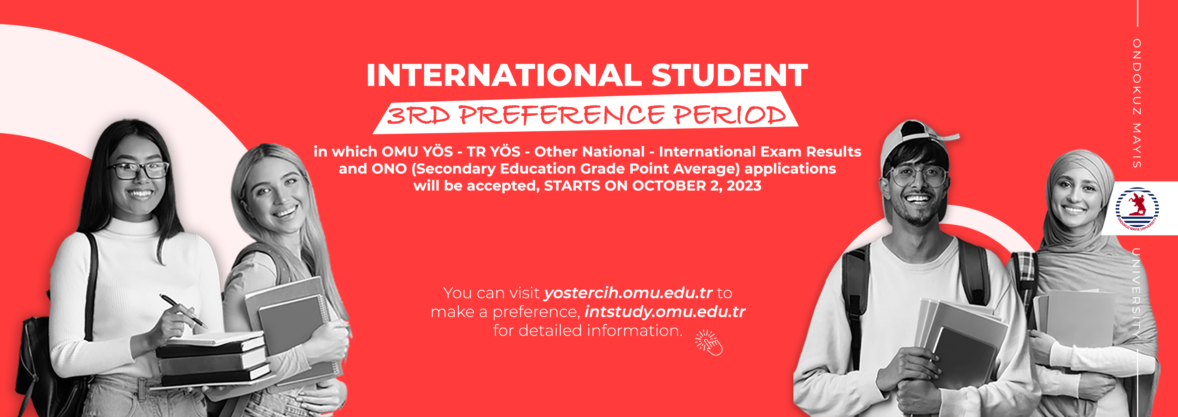 International Student 3rd Preference Period has Started