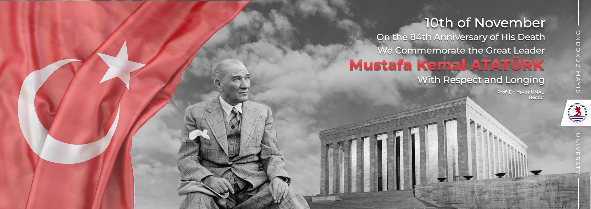 Message from Rector Ünal on 10th of November The Commemoration of Atatürk