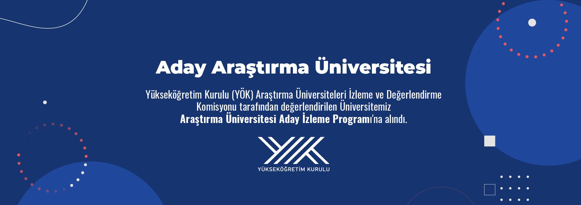 OMÜ, ‘Araştırma Üniversitesi Aday İzleme Programı'nda