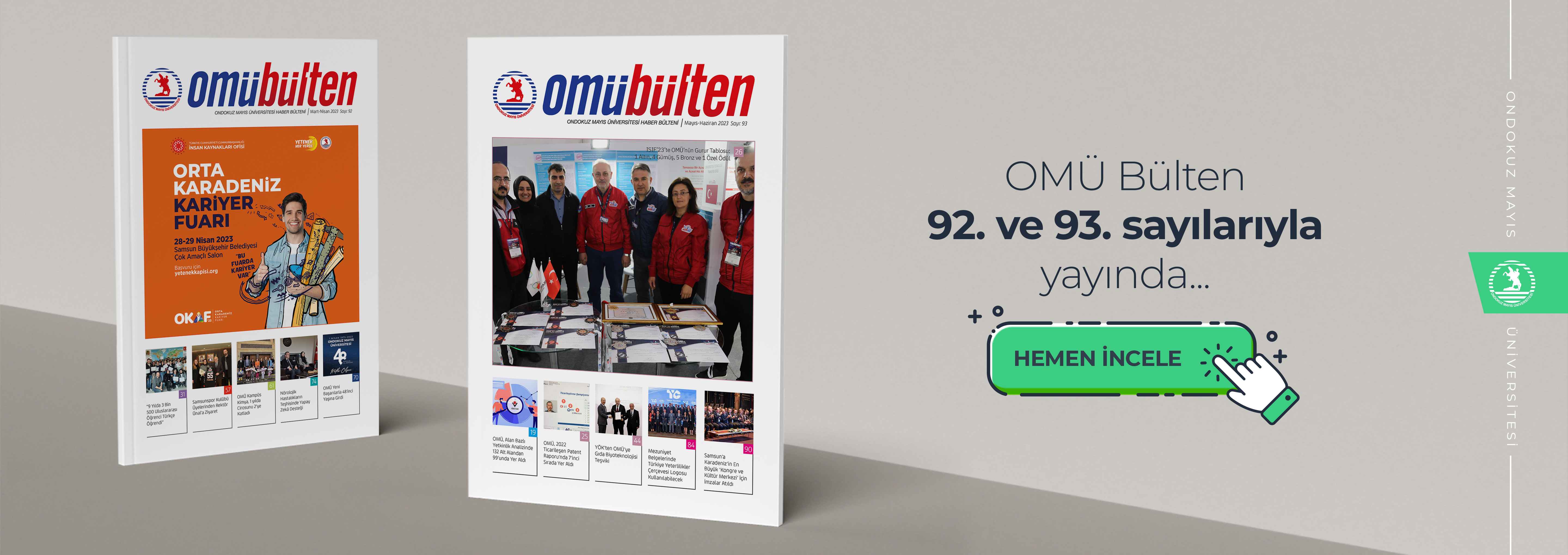 OMÜ Bülten 92. ve 93. Sayılarıyla Yayında