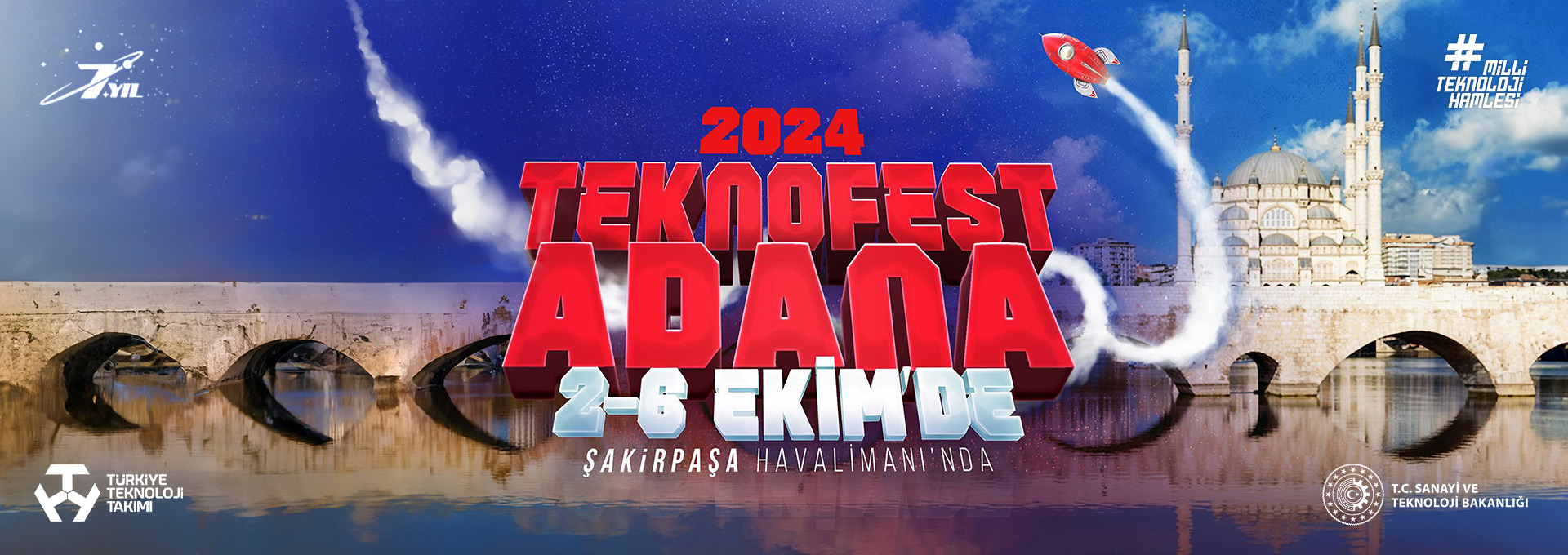 TEKNOFEST 2-6 Ekim 2024  Tarihlerinde Adana’da 