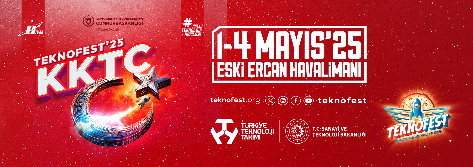 TEKNOFEST KKTC, 1-4 Mayıs'ta Ercan Havalimanı’nda!