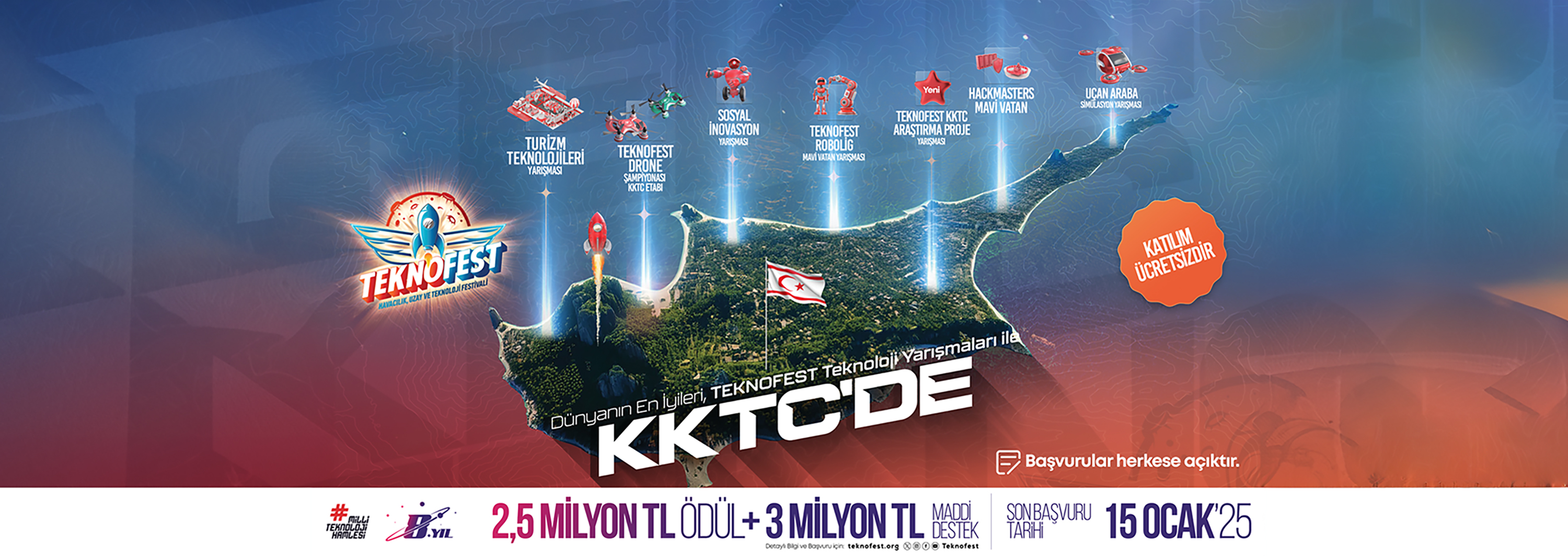 TEKNOFEST KKTC 2025 Teknoloji Yarışmaları Başvuruları Başladı! | OMÜ |  Ondokuz Mayıs Üniversitesi