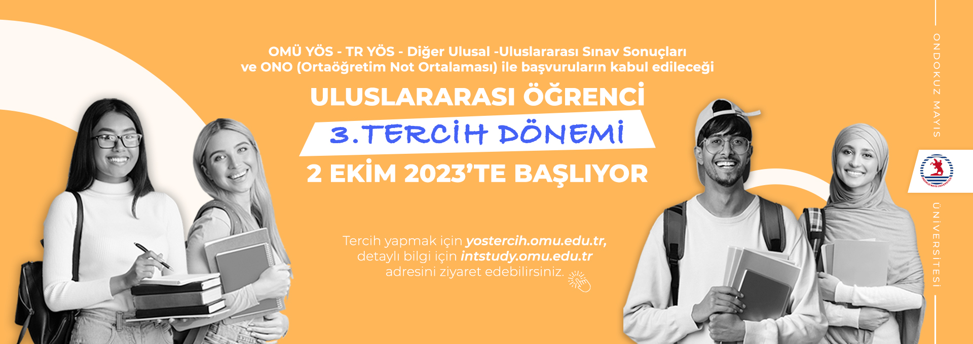 Uluslararası Öğrenci 3. Tercih Dönemi Duyurusu