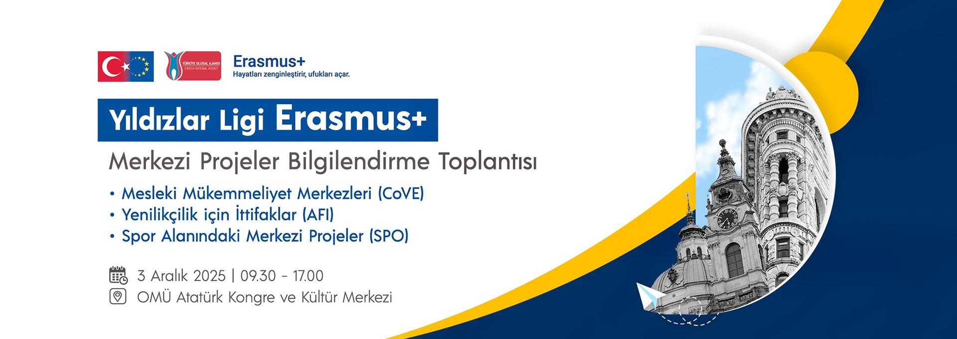 Yıldızlar Ligi Erasmus+ Merkezi Projeler Bilgilendirme Toplantısı