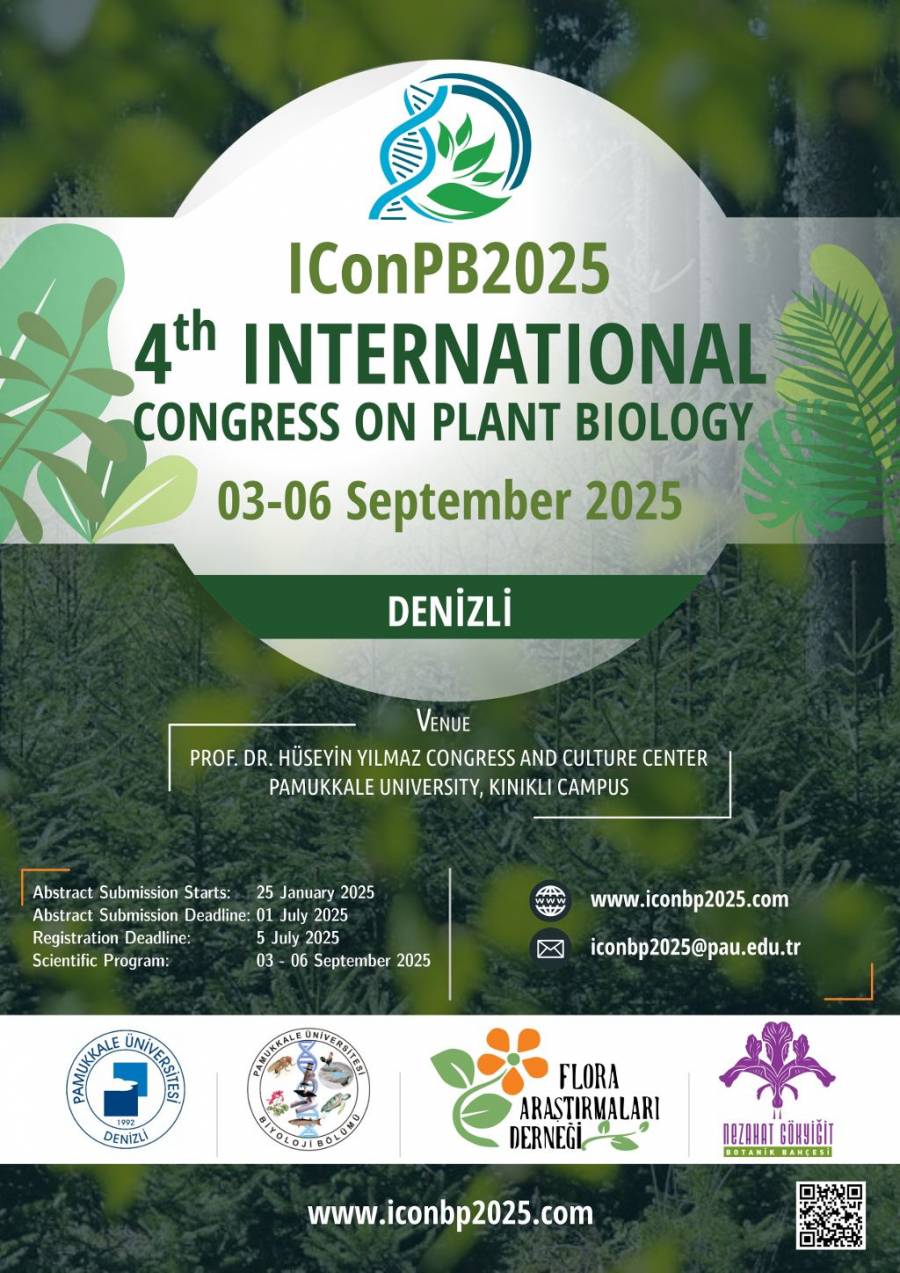 4th International Congress on Plant Biology (IConPB2025) | OMÜ | Ondokuz  Mayıs Üniversitesi