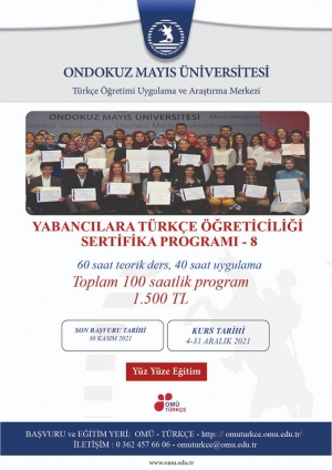 omu etkinlik takvimi omu ondokuz mayis universitesi