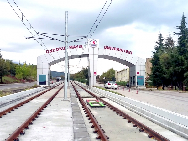 OMÜ Tramvay hattı_Foto Mürsel Kasn