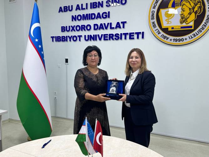 OMÜ ile Buhara Tıp Enstitüsü Arasında İş Birliği Protokolü