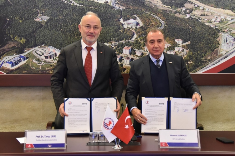 OMÜ ile Samsun Otomotiv Yetkili Satıcıları Derneği Mesleki Eğitim İş Birliği Anlaşması İmzaladı