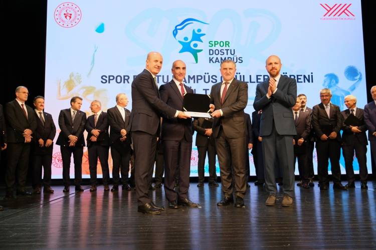 OMÜ’ye “Spor Dostu Kampüs” Unvanı