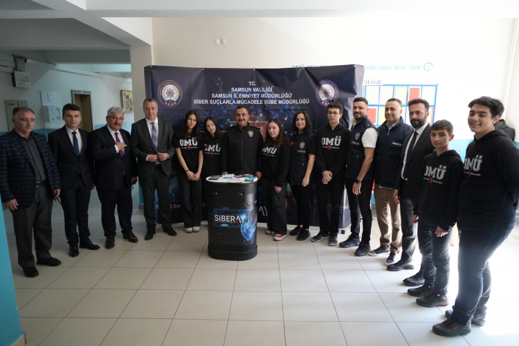 OMÜ Mesleki ve Teknik Anadolu Lisesi'nde SİBERAY Projesi Tanıtıldı