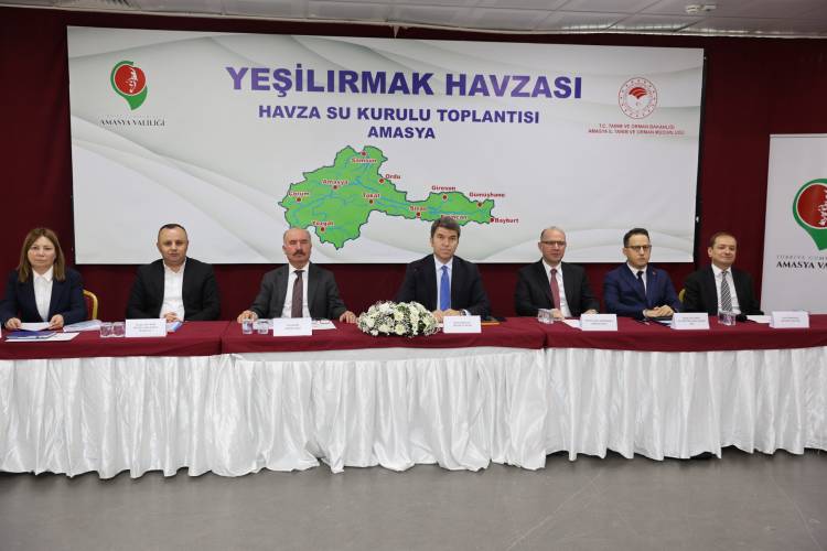 Rektör Aydın, Yeşilırmak Havzası Su Yönetimi Toplantısı'na katıldı