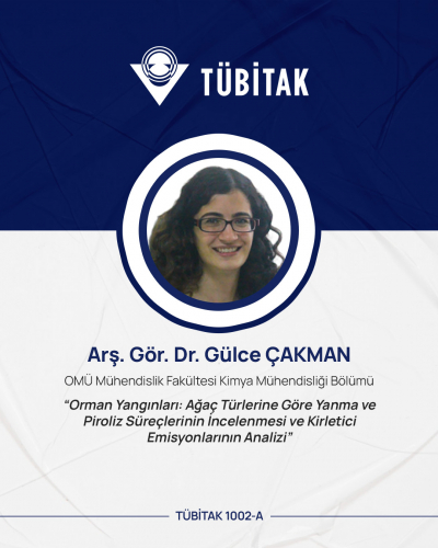 OMÜ’den Orman Yangınlarına Yönelik TÜBİTAK Destekli Araştırma