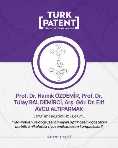 OMÜ’den Yeni Patent Başarıları