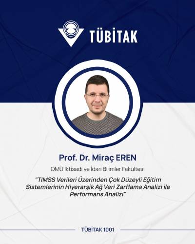 Prof. Dr. Miraç Eren'den TÜBİTAK 1001 Proje Başarısı