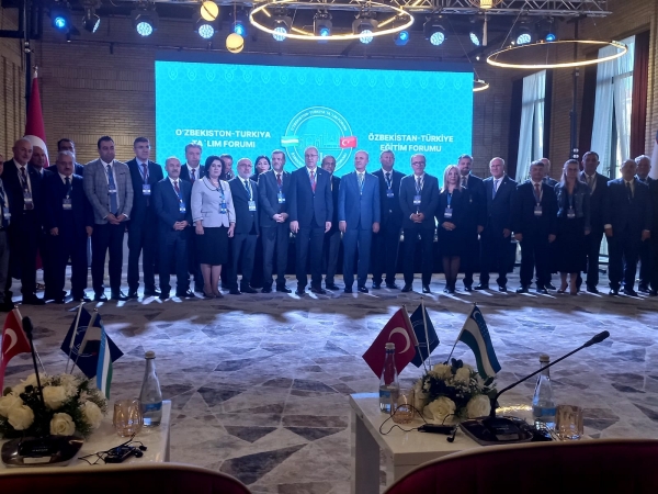 Rektör Ünal, Semerkant'ta Düzenlenen ‘Özbekistan-Türkiye 2. Eğitim Forumu’na Katıldı