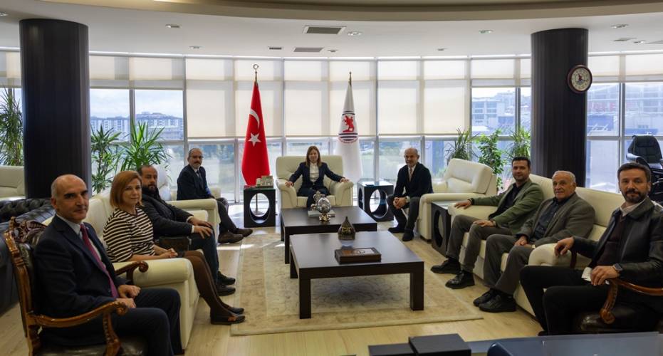 Samsun Balkan Türkleri Derneğinden Rektör Aydın’a ziyaret