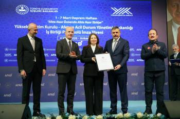 YÖK ve AFAD arasında “Afete Hazır Üniversite” için imzalar atıldı