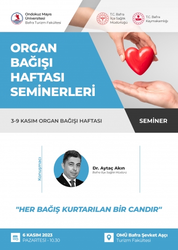 OMÜ, Seminer, Organ Bağışı,  